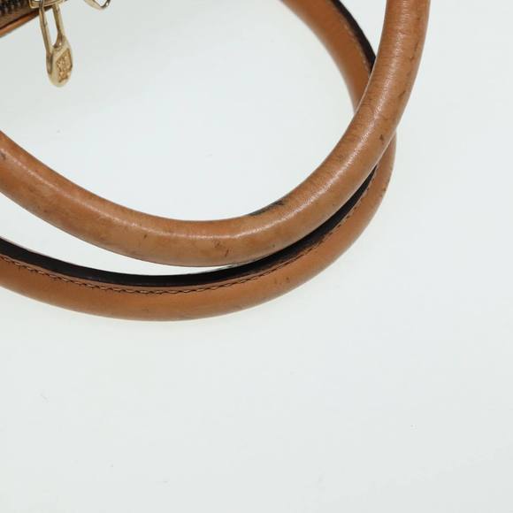 CELINE Macadam Canvas Boston Bag PVC Leather Brown Auth mr364 - Picture 8 of 16